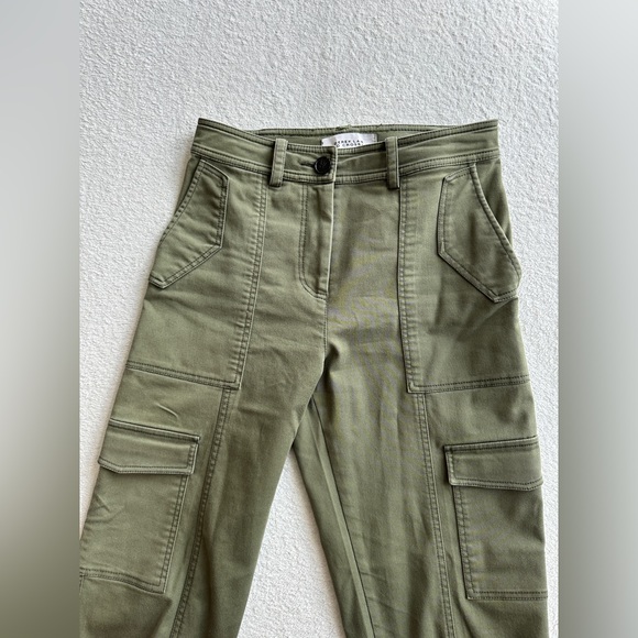 Derek Lam‎ 10 Crosby Elian Cargo Pant in Fatigue Green size 4 - Picture 10 of 16